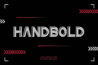 Handbold Demo font