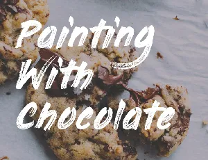 Painting With Chocolate font