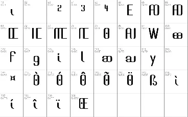 Brassiere font