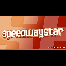 SF Speedwaystar font