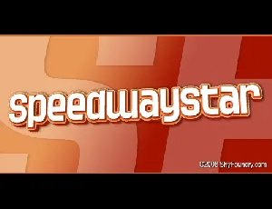 SF Speedwaystar font