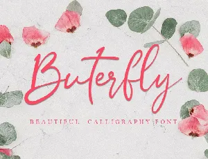 Baterfly font