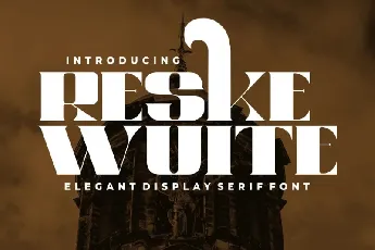 Reske Wuite font