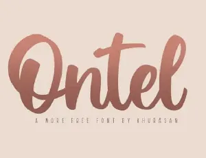 Ontel Script font