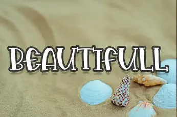 Shells And Starfish Display font