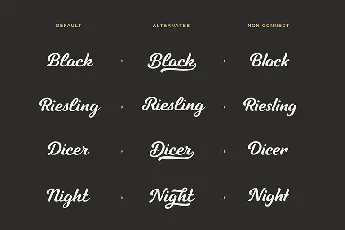 Tilda Script font