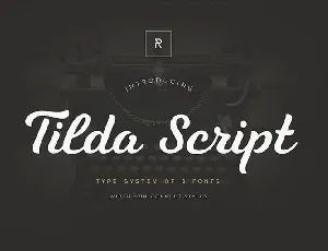 Tilda Script font