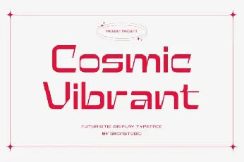 Cosmic Vibrant font
