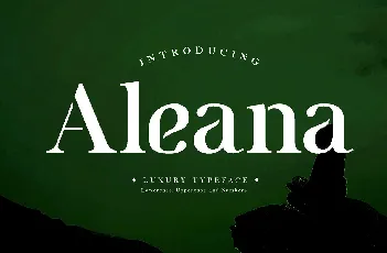 Aleana font