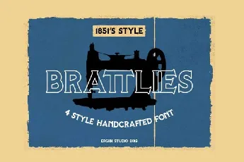 Brattlies font