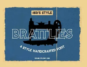 Brattlies font