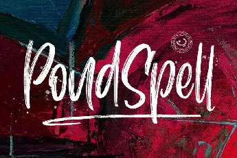 Pondspell Brush font