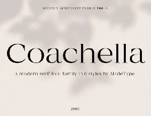 Coachella font