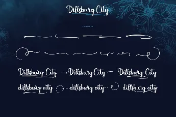 Dillsburg City Demo font