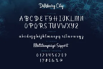 Dillsburg City Demo font