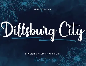 Dillsburg City Demo font