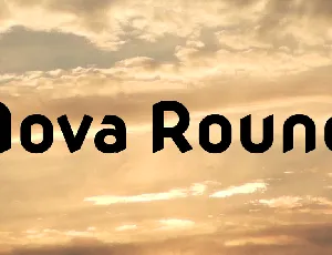 Nova Round font