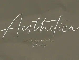 Aesthetica font