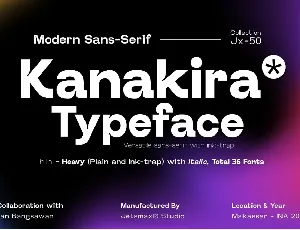 Kanakira font