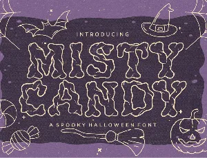 Misty Candy font