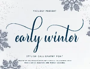 Early Winter font