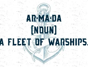 AE Armada Base font