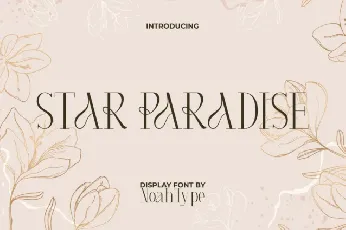 Star Paradise font