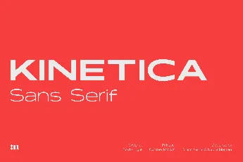 Kinetica Freebie font