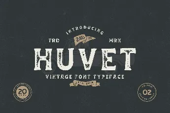 Huvet font