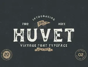 Huvet font