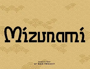 Mizunami Demo font