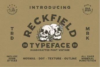 RECKFIELD-Free font