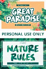 Great Paradise font