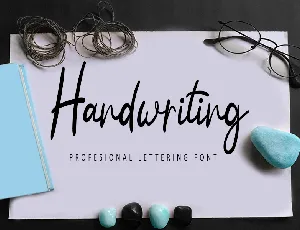 Handwriting Script Typeface font