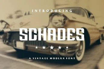 Schades font