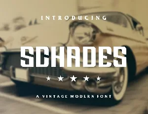 Schades font