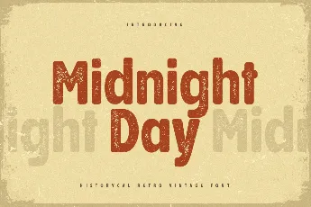 Midnight Day font