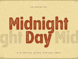 Midnight Day font