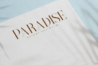 Paradise Thin Demo font