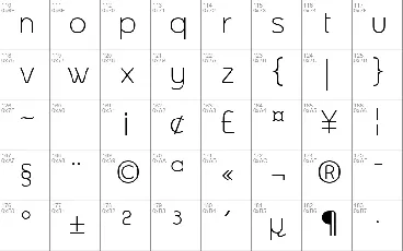 Asenine font