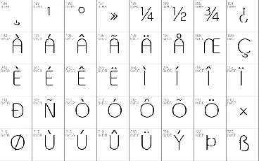 Asenine font