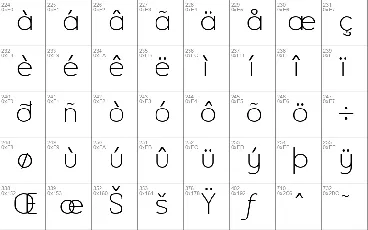 Asenine font