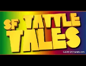 SF Tattle Tales font