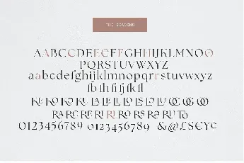 The Seasons font