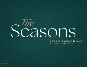 The Seasons font