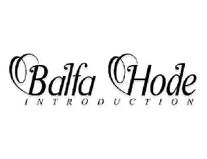 BalfaHode Serif font