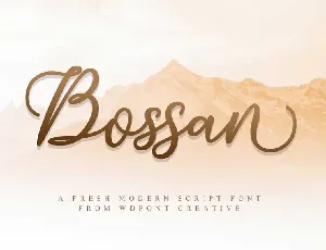 Bossan font