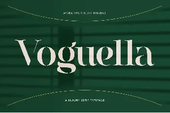 Voguella font