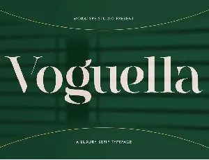 Voguella font