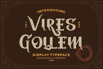 Vires Gollem font